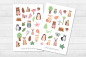 Preview: Waldtiere Sticker Set